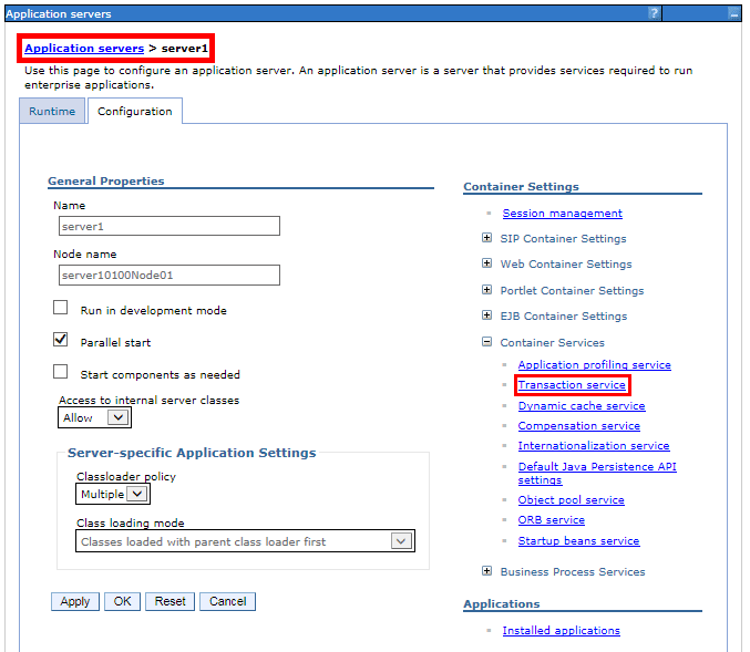 Updating Total Transaction Setting